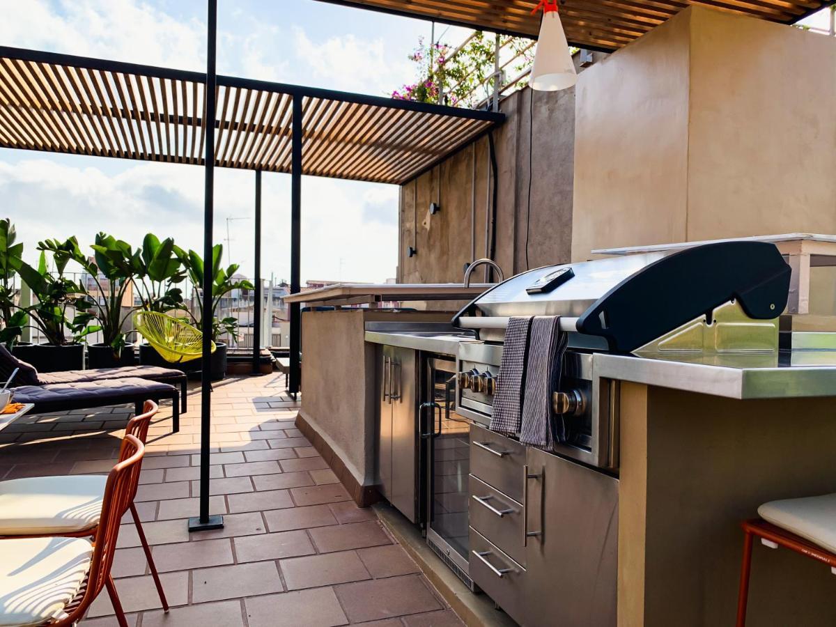 ברצלונה Incredible 2Br Penthouse With Urban Rooftop Garden מראה חיצוני תמונה